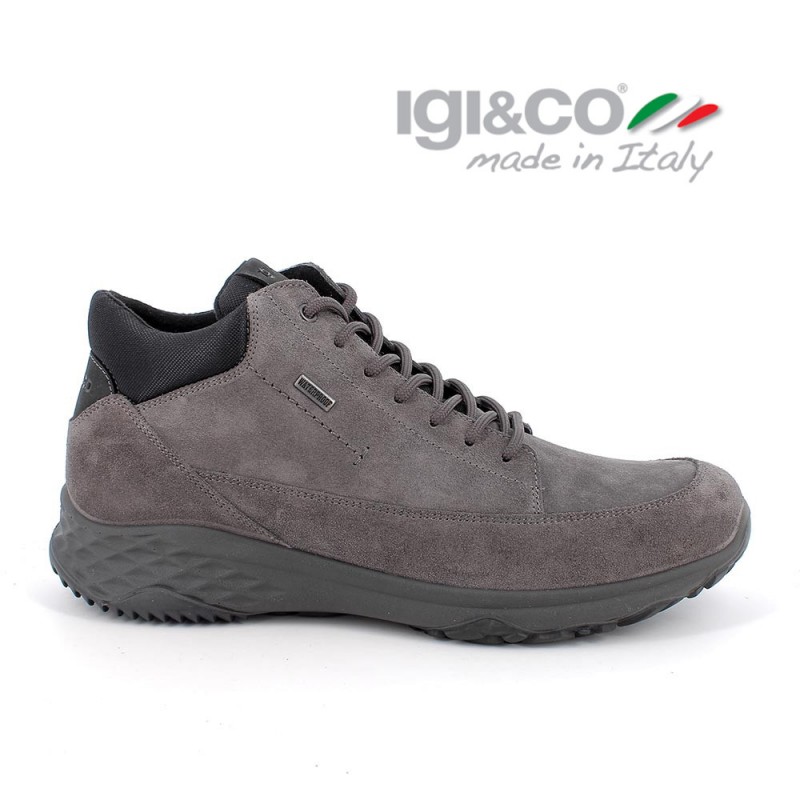 Igi co Scorponcino Uomo Polacchine con Lacci Waterproof 4618911 Grigio
